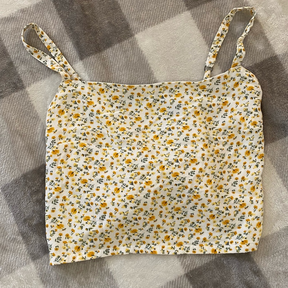 🔥3/$15🔥 HOLLISTER tied in back crop top Size Medium